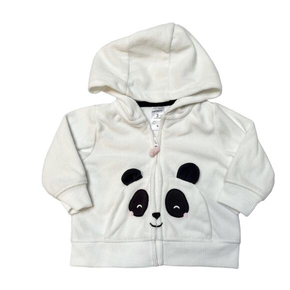 Carter's Koala Face Fleece Sweatshirt Size 3m - Picture 1 of 5